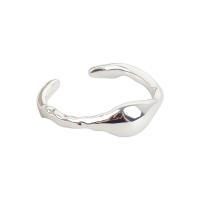 純銀ジュエリー指輪, 925スターリングシルバー, メッキ, 調整 & 異なるサイズの選択 & 女性用, 無色, 売り手 パソコン