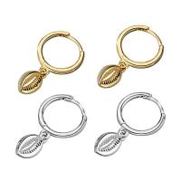 Huggie hoepel Drop Earrings, 925 sterling zilver, plated, voor vrouw, meer kleuren voor de keuze, 5x23mm, Verkocht door pair