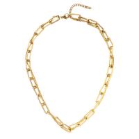Edelstahl Schmuck Halskette, 304 Edelstahl, mit Verlängerungskettchen von 1.97inch, Modeschmuck & unisex, keine, Länge:ca. 17.72 ZollInch, verkauft von PC