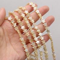 Natürliche Süßwasser Muschel Perlen, Stern, DIY & verschiedene Größen vorhanden, keine, verkauft per ca. 14-15 ZollInch Strang