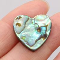 Perles coquillage d'ormeau, coquille d'ormeau, coeur, naturel, DIY, 12mm, Vendu par PC