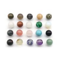 Природный камень Декоративные украшения, Круглая, полированный, разноцветный, 20mm, продается Box