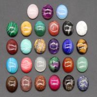 Gemstone Cabochons, Natuursteen, gepolijst, DIY, meer kleuren voor de keuze, 13x18mm, Verkocht door PC