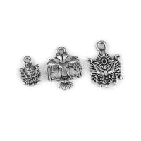 Tibetan Style Pendants, plated, silver color, Sold By Bag