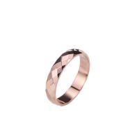 Titanium Steel Finger Ring Donut Vacuum Ion Plating & for woman 4mm Sold By PC