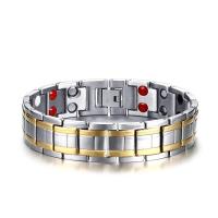 Stainless Steel Jewelry Bracelet 304 Stainless Steel Vacuum Ion Plating fashion jewelry & for man 15mm Length Approx 8.46 Inch Sold By PC