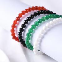 Mixed Agate Wrap Bracelet, Double Layer & fashion jewelry & for woman, more colors for choice, 6mm, Sold Per Approx 14.57 Inch Strand