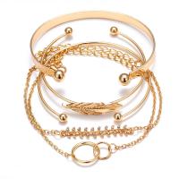Zinc Alloy Bracelet Set Round plated fashion jewelry & for woman nickel lead & cadmium free Sold By Set