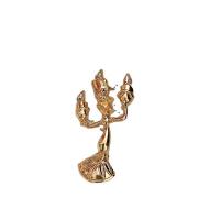 Zinc Alloy Brooches Lamp gold color plated Unisex & with rhinestone nickel lead & cadmium free Sold By Lot
