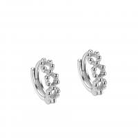 925 Sterling Silver Lever Back Earring, plated, for woman & hollow, more colors for choice, 8x10.50mm, Sold By Pair