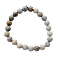 Silver Leaf Jasper Bracelet polished Unisex mixed colors Length Approx 21 cm Sold By PC