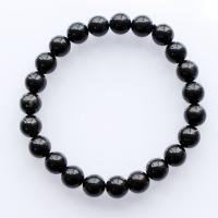 Shungite Bracelet, polished, Unisex, black, Length:Approx 21 cm, Sold By PC
