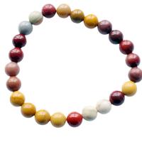 Yolk Stone Bracelet polished Unisex mixed colors Length Approx 21 cm Sold By PC