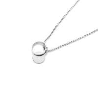 Stainless Steel Jewelry Necklace, polished, fashion jewelry & Unisex, original color, 16x20mm, Length:60 cm, Sold By PC