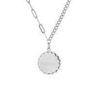 Stainless Steel Jewelry Necklace, polished, fashion jewelry & Unisex, original color, 20mm, Length:42 cm, Sold By PC
