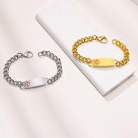 Stainless Steel Jewelry Bracelet, 304 Stainless Steel, fashion jewelry & different length for choice & Unisex, more colors for choice, 44x12mm, Length:Approx 7.28 Inch, Approx 8.46 Inch, Sold By PC