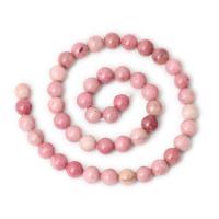 Rhodonit Perlen, poliert, DIY & verschiedene Größen vorhanden, verkauft per ca. 15.16 ZollInch Strang