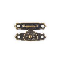 Iron Jewelry Box Hasp, more colors for choice, 27x16mm, Sold By PC