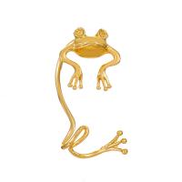 Fashion Earring Cuff and Wraps Zinc Alloy Frog plated fashion jewelry & for woman nickel lead & cadmium free 60mm Approx 2.6mm Sold By PC
