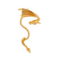 Fashion Earring Cuff and Wraps Zinc Alloy Dragon plated fashion jewelry & for woman nickel lead & cadmium free 87mm Sold By PC