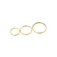 Gold-filled anello, Ciambella, 14K pieno d'oro, formato differente per scelta, Venduto da PC