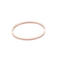 304 Stainless Steel Bangle, for woman, more colors for choice, 4x54x67mm, Sold By PC
