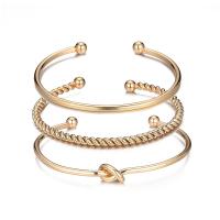 Tibetan Style Cuff Bangle, plated, multilayer & Unisex, more colors for choice, 50-65mm, Sold By PC