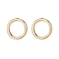 Zinc Alloy Stud Earring zinc alloy post pin plated for woman 15mm Sold By Pair