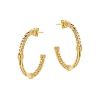 Zinc Alloy Stud Earring zinc alloy post pin for woman golden 43mm Sold By Pair