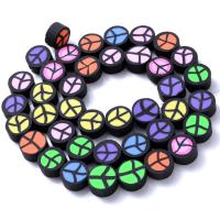 Polymer Ton Perlen , handgemacht, DIY & verschiedene Stile für Wahl, gemischte Farben, verkauft per ca. 15 ZollInch Strang