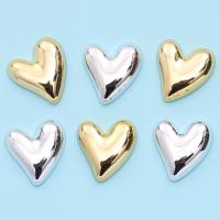 Mobile Phone DIY Decoration, Resin, Heart, enamel, more colors for choice, 20x21mm, 10PCs/Bag, Sold By Bag