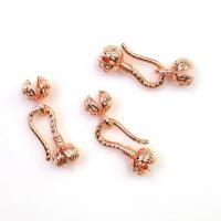 Brass Fishhook Clasp plated 23mm Sold By PC