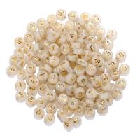Broj akril perla, možete DIY & luminated & mješovit, 4x7mm, 100računala/Torba, Prodano By Torba