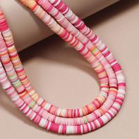 Polymer Ton Perlen , DIY, gemischte Farben, 6x1mm, verkauft per ca. 15.75 ZollInch Strang