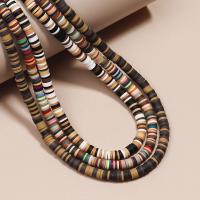 Polimero-Clay-Beads, argilla polimero, DIY, colori misti, 6x1mm, Venduto per Appross. 15.75 pollice filo