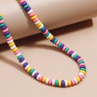 Polymer Clay Beads, DIY, mixed colors, 6x3mm, Approx 110PCs/Strand, Sold Per Approx 15.75 Inch Strand