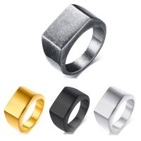 Stainless Steel Finger Ring, 304 Stainless Steel, fashion jewelry & different size for choice & for man, more colors for choice, 10mm, Sold By PC