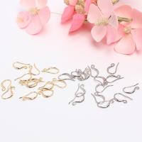 Brass Hook Earwire, plated, DIY, more colors for choice, nickel, lead & cadmium free, 17mm, Sold By PC