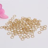 Brass Closed Jump Ring, Round, gold color plated, DIY & different size for choice, more colors for choice, nickel, lead & cadmium free, 100PCs/Bag, Sold By Bag