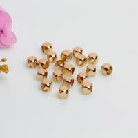 Brass Jewelry Beads,  Square, plated, DIY & different size for choice, more colors for choice, nickel, lead & cadmium free, 100PCs/Bag, Sold By Bag