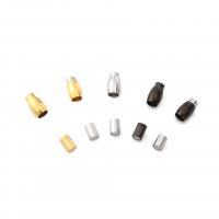 Edelstahl Magnetverschluss, 304 Edelstahl, keine, 19x7mm, Bohrung:ca. 6mm, 10SetsSatz/Menge, verkauft von Menge