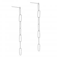 925 Sterling Silver Drop &  Dangle Earrings plated for woman & hollow Approx 6mm Sold By Pair