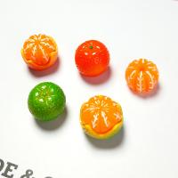 Mobile Phone DIY Decoration, Resin, Fruit, different styles for choice & enamel, more colors for choice, 10PCs/Bag, Sold By Bag