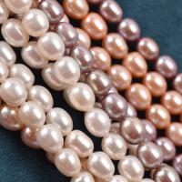Cultured Rice Freshwater Pearl Beads, natural, DIY, more colors for choice, 8-9mm, Sold Per Approx 36-38 cm Strand