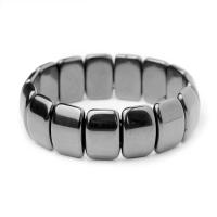 Hématite bracelet, poli, unisexe, noire, 20x12x6mm, Longueur:Environ 21 cm, Vendu par PC