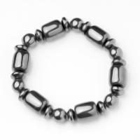 Hématite bracelet, poli, unisexe, noire, 14x12mm, Longueur 21 cm, Vendu par PC