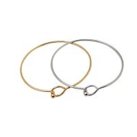 Stainless Steel Bangle, 304 Stainless Steel, plated, fashion jewelry & DIY & Unisex, more colors for choice, Sold By PC