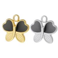 Stainless Steel Animal Pendants 304 Stainless Steel Butterfly epoxy gel Unisex Approx 2mm Sold By PC
