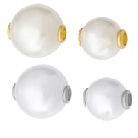 Perles en plastique, acier inoxydable 303, avec perle de plastique, unisexe & normes différentes pour le choix, plus de couleurs à choisir, Trou:Environ 3mm, Vendu par PC