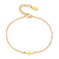 Stainless Steel Jewelry Bracelet 304 Stainless Steel Rose gold color plated Adjustable & fashion jewelry & for woman & enamel Length Approx 20-22 cm Sold By PC